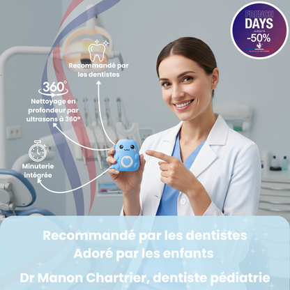 DinoBrosse - Brosse à dents 360° pour enfants
